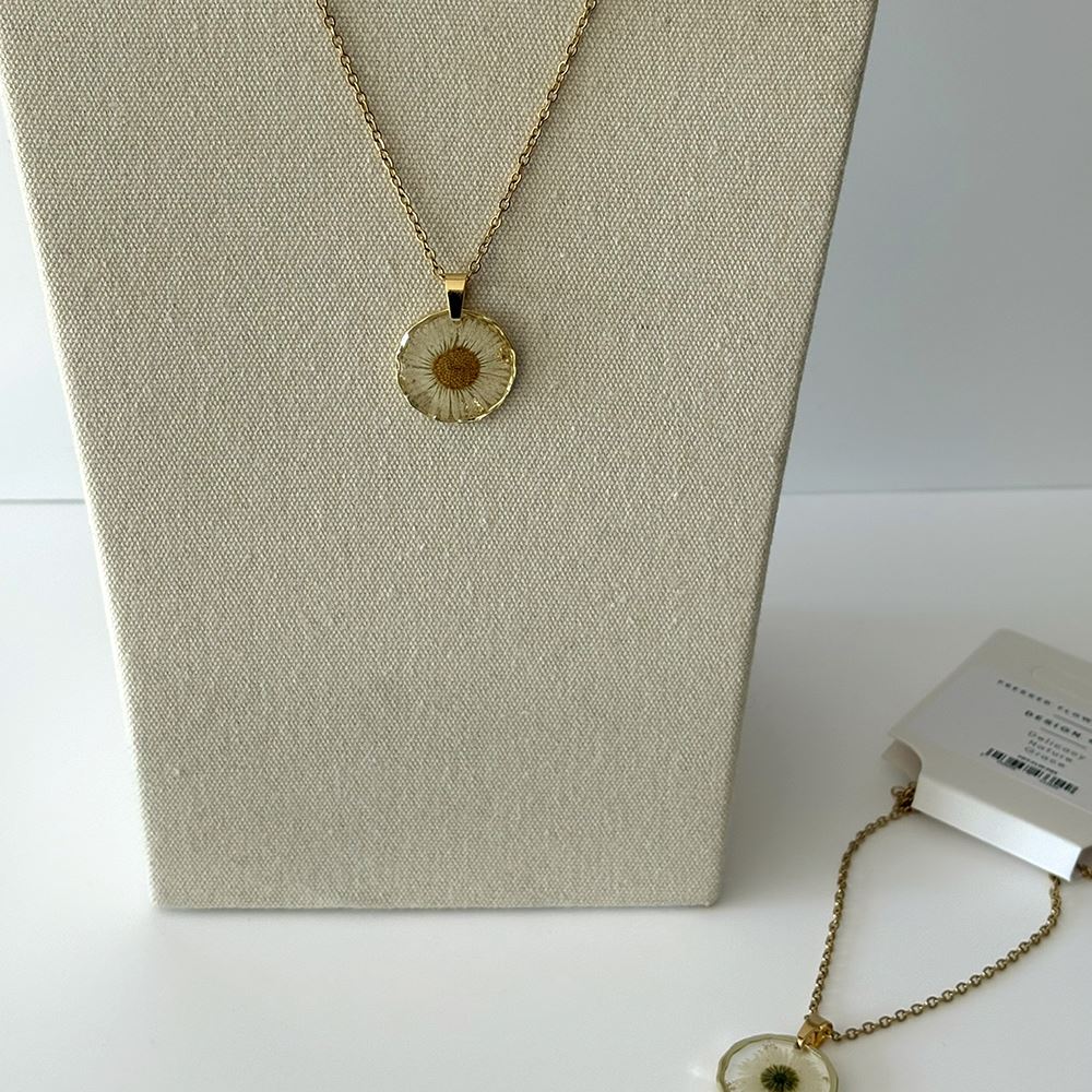 Pressed Flower Pendant