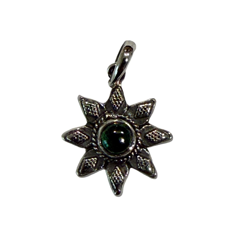 Silver-Plated Pendant (without Chain) (#04), 1.5x1.5cm