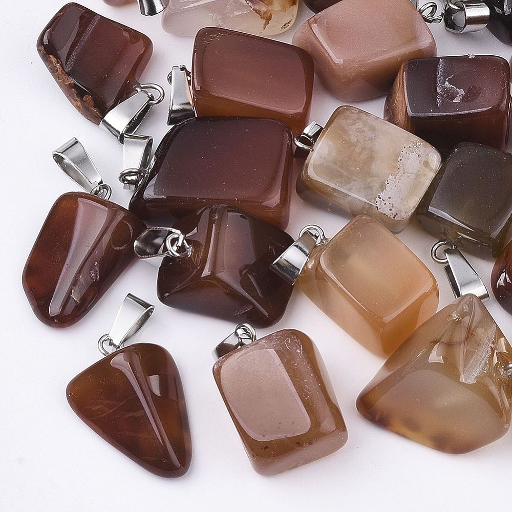 Tumbled Pendant, 3.5x2cm
