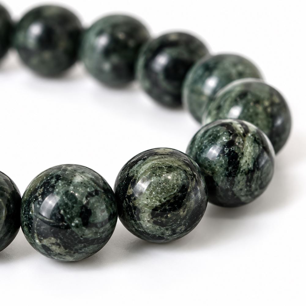 Crystal Bracelet, 8mm, Kambaba Jasper