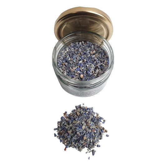 Crystal Sand Jar, 200g, Sodalite