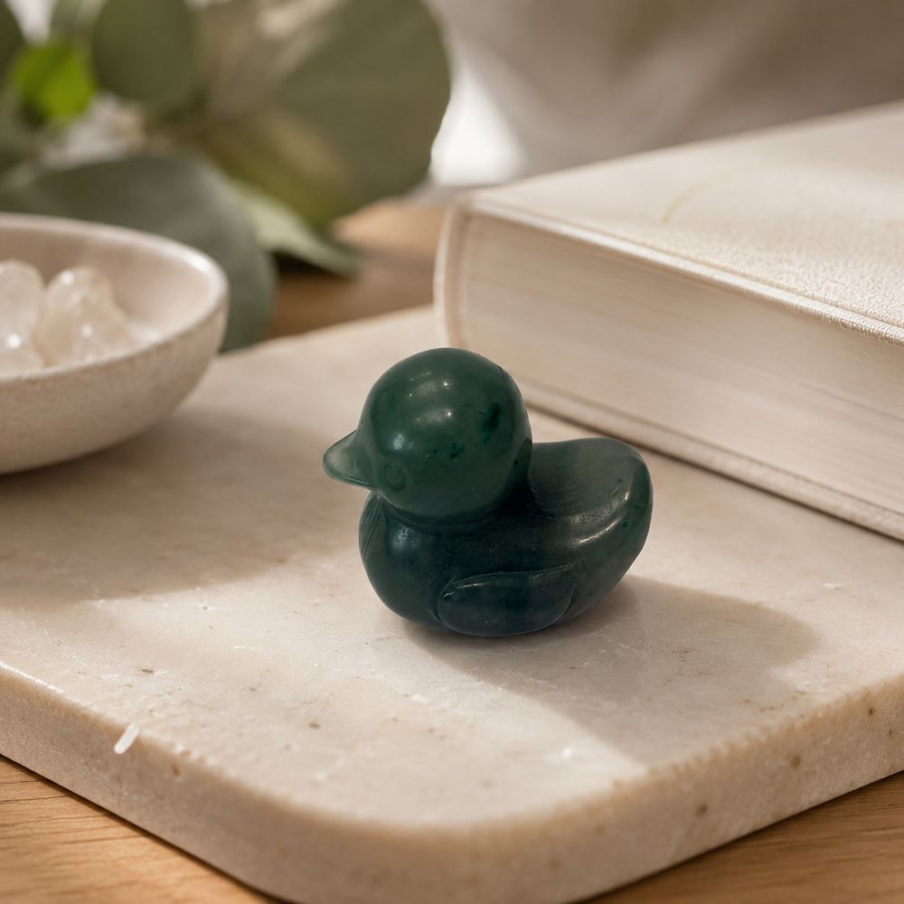 Gemstone Duck, 3x2.5x2cm
