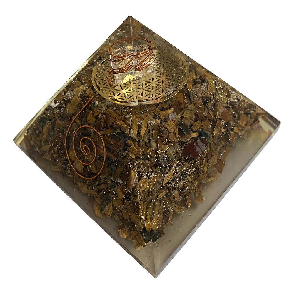 Orgone Reiki Healing Pyramid, 7.5cm