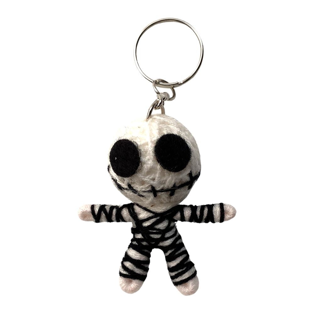 Voodoo String Doll Keychain, 7cm