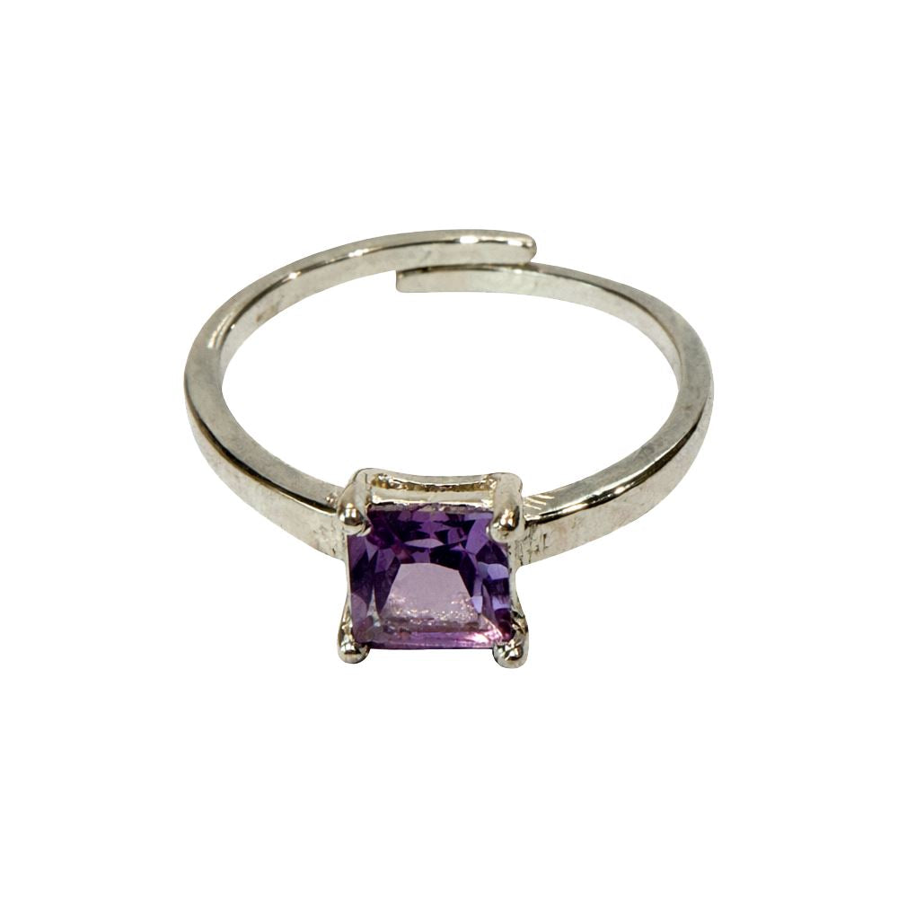 Silver-Plated Adjustable Ring (#33)