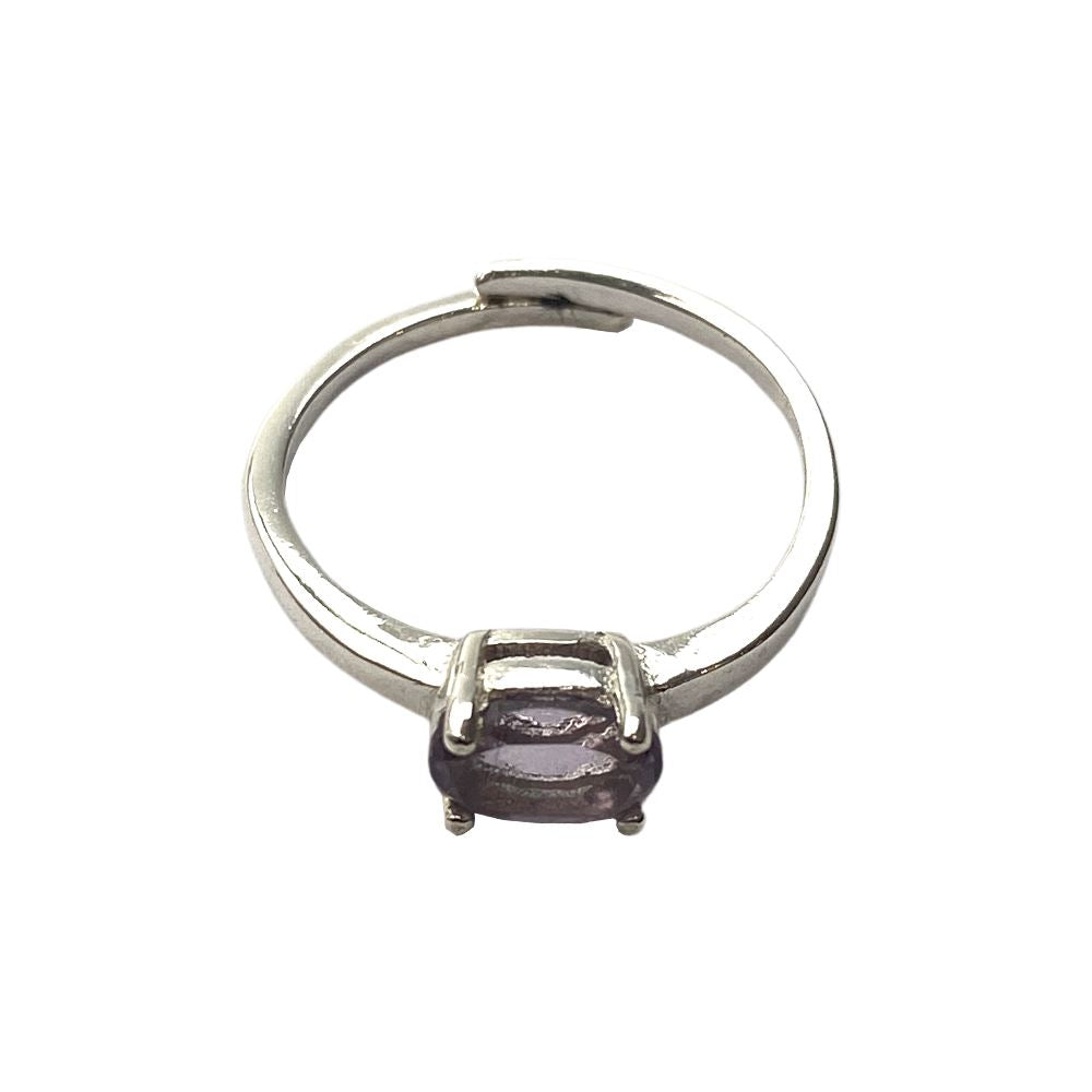 Silver-Plated Adjustable Ring (#29)