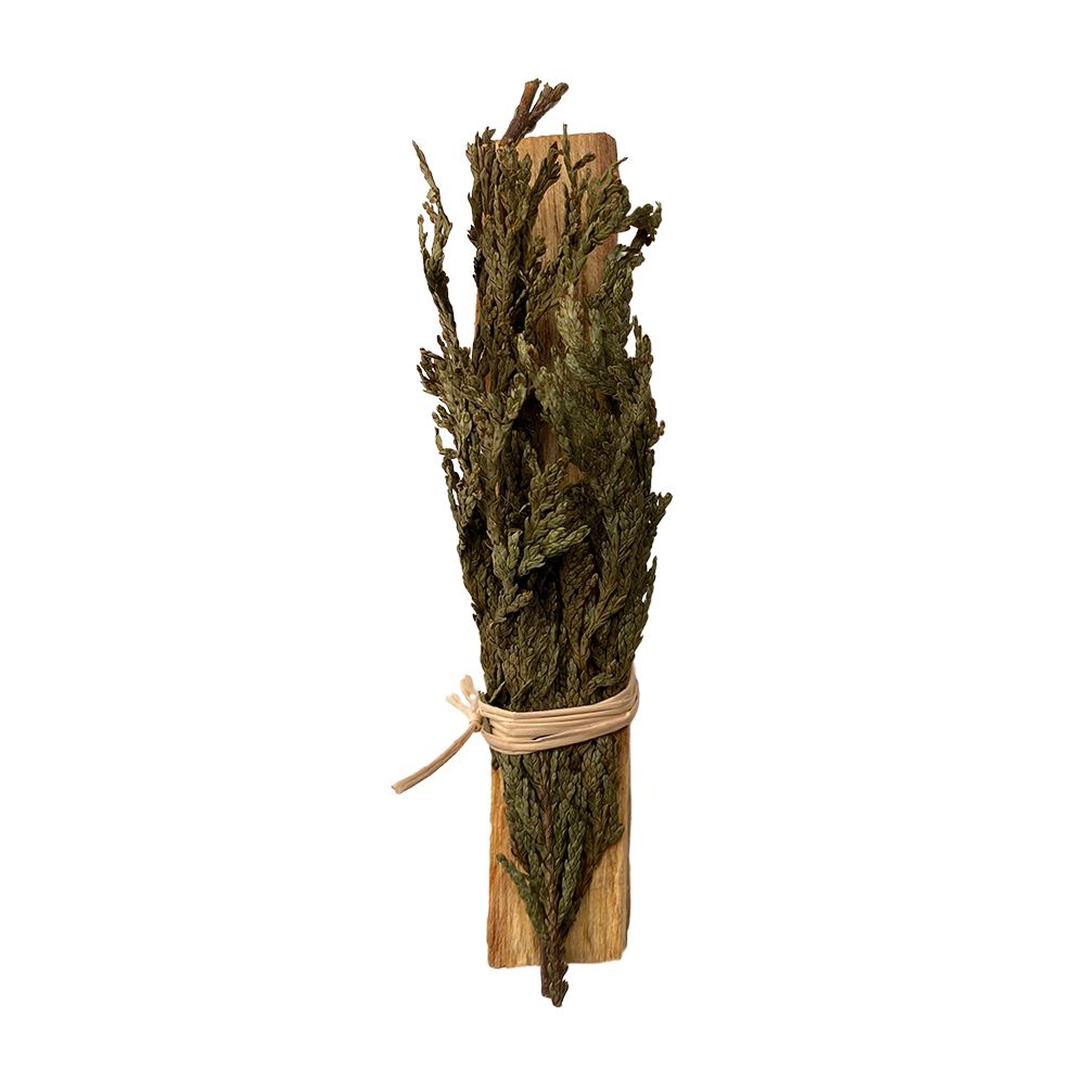 Mini Smudge Cluster, Palo Santo with Cedar 4"