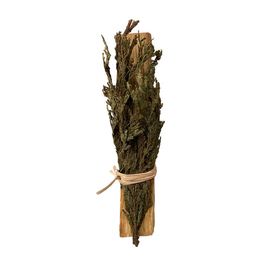 Mini Smudge Cluster, Palo Santo with Cedar 4"