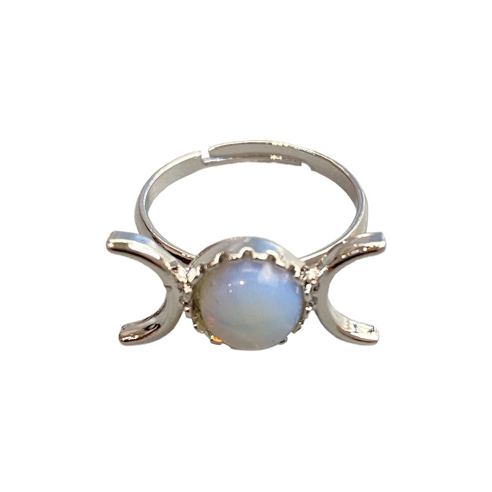 Adjustable Ring, 0.5cm Gemstone