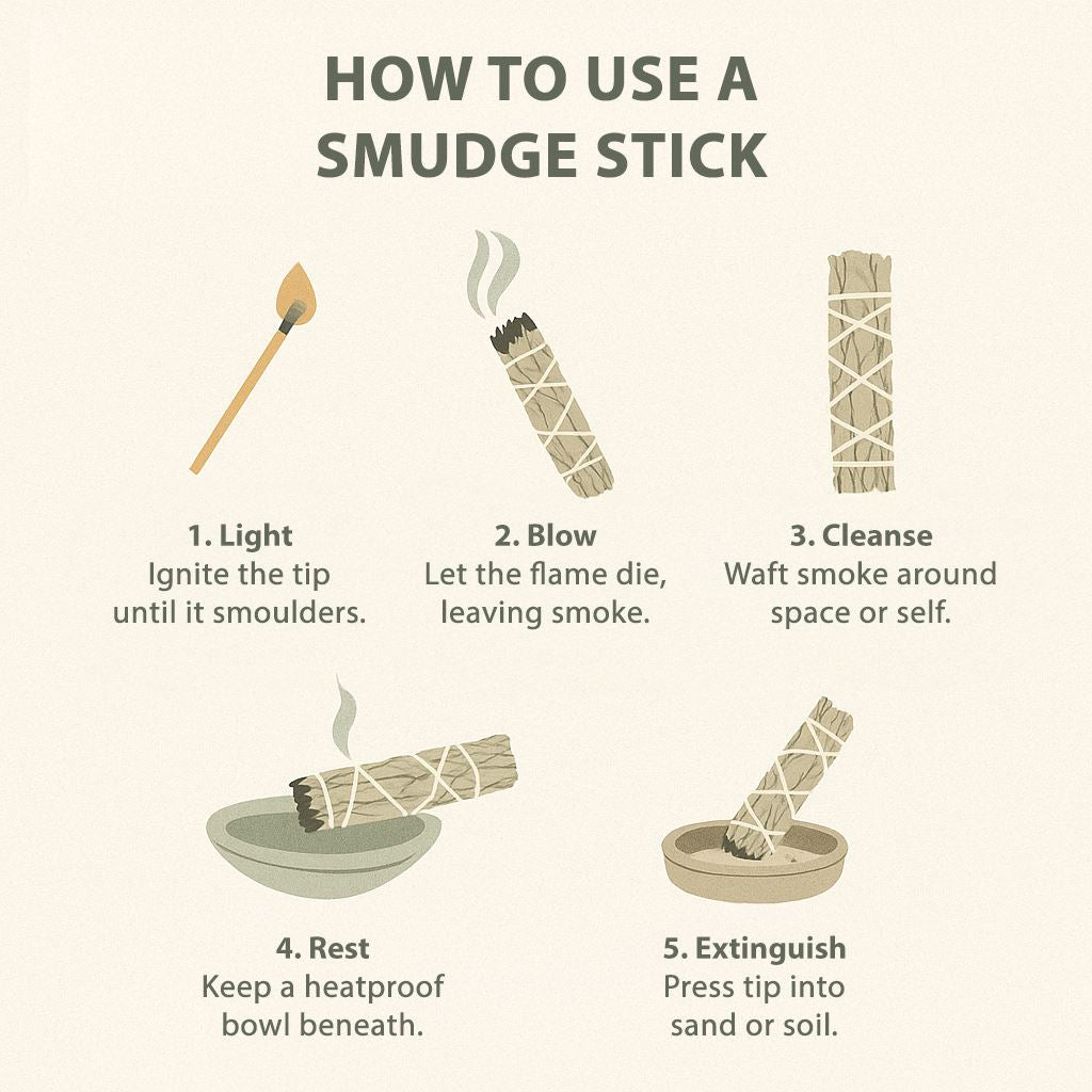 Slimline Smudge Sticks 4"