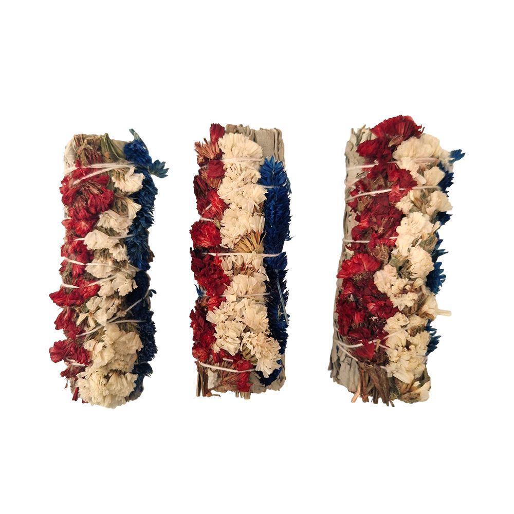 Floral Smudge Sticks 4"