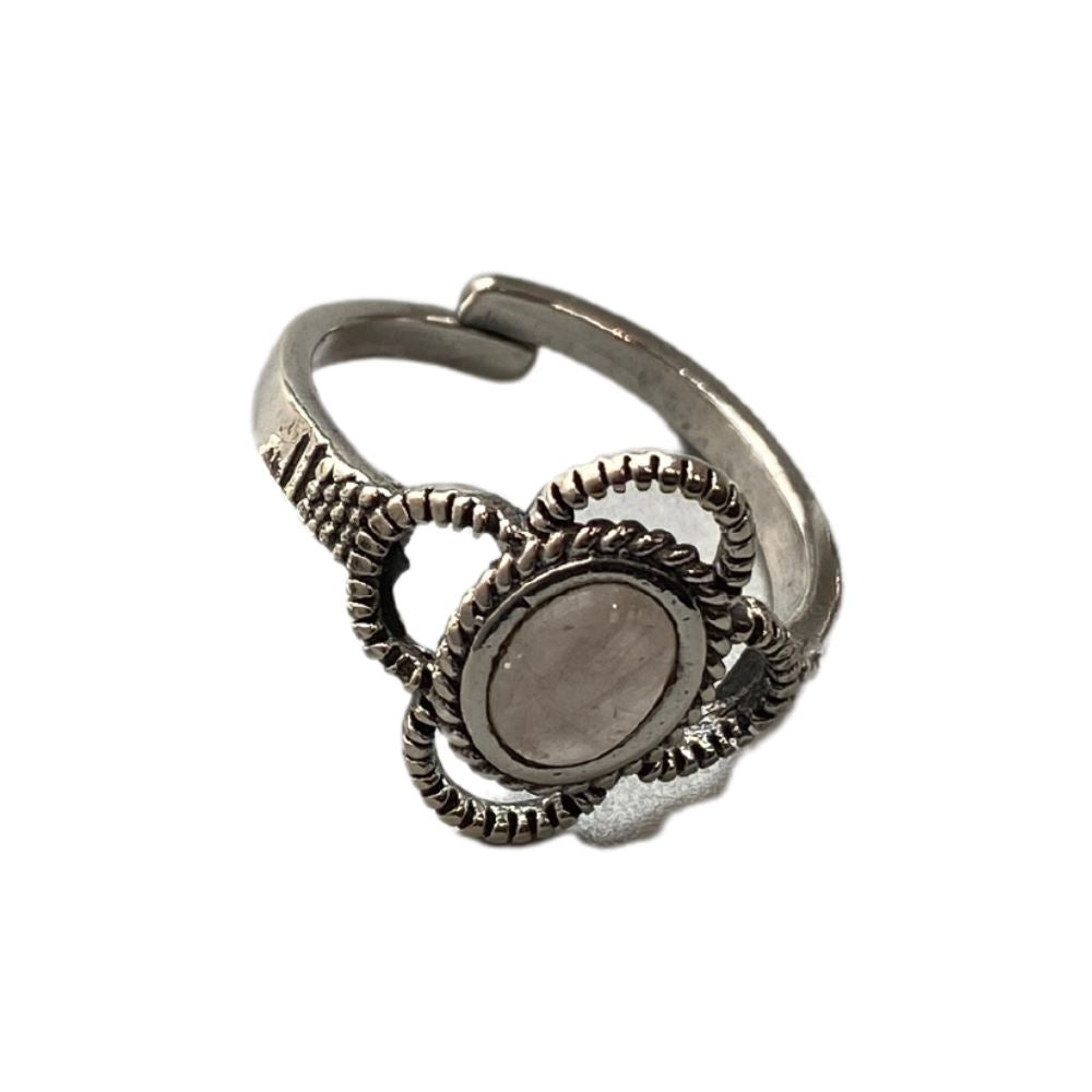 Boho Blossom Crystal Ring 15