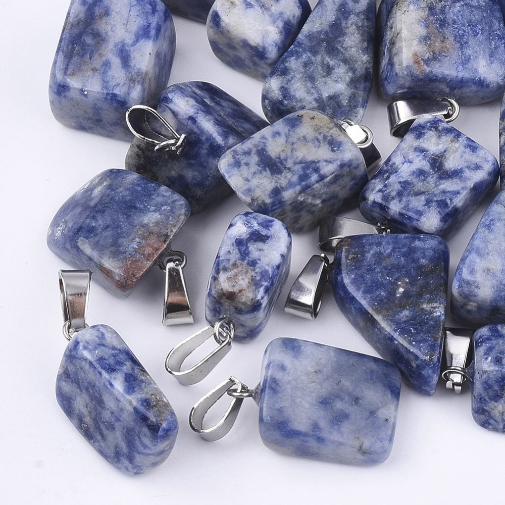 Tumbled Pendant, 3.5x2cm