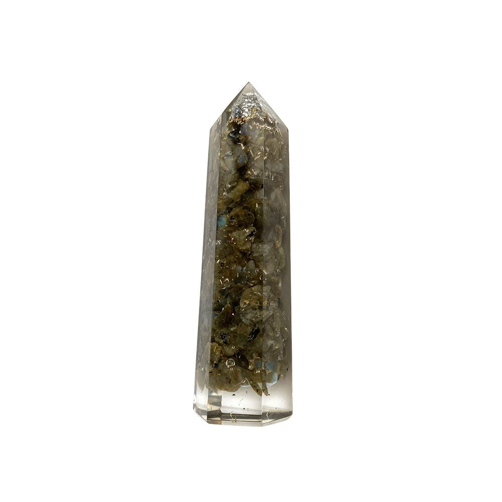 Orgonite Obelisk Tower, 8x2x2cm