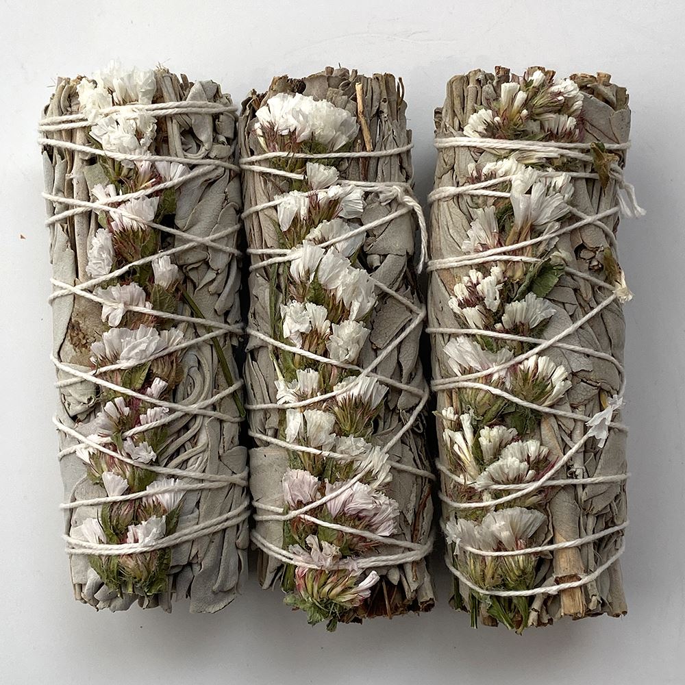 Floral Smudge Sticks 4"