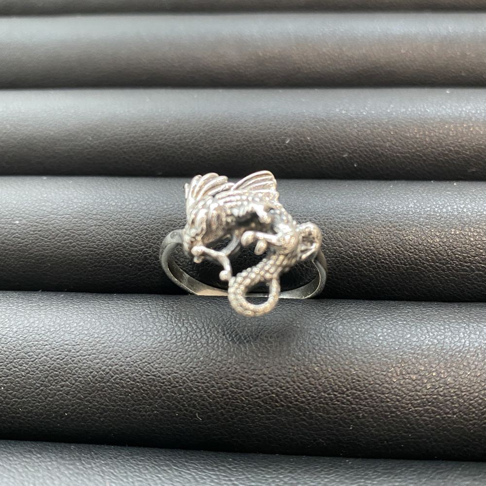Silver-Plated Gothic Ring (#57)