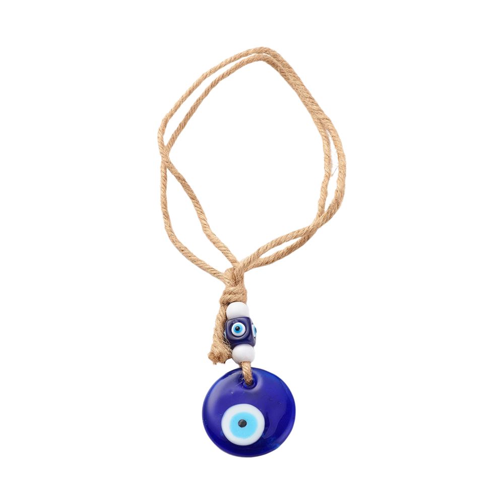 Evil Eye Hanging with a Jute Cord