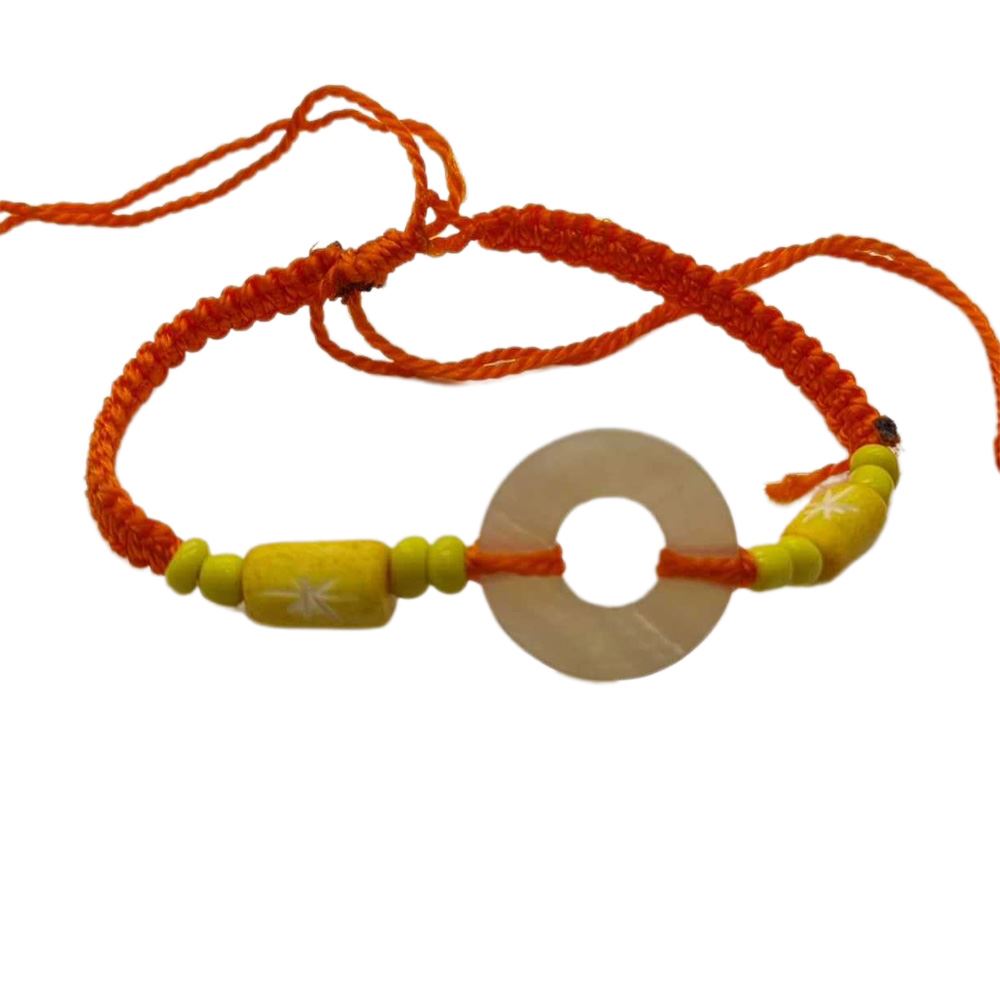 Beach Bracelet, Circle and Beads