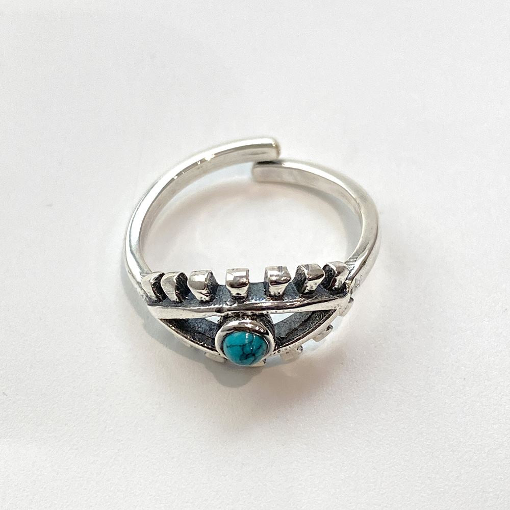 Silver-Plated Adjustable Ring (#37)