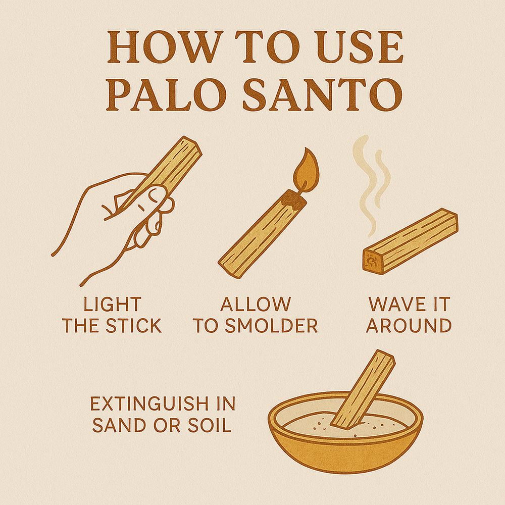 Palo Santo Stick 4", Pack of 4