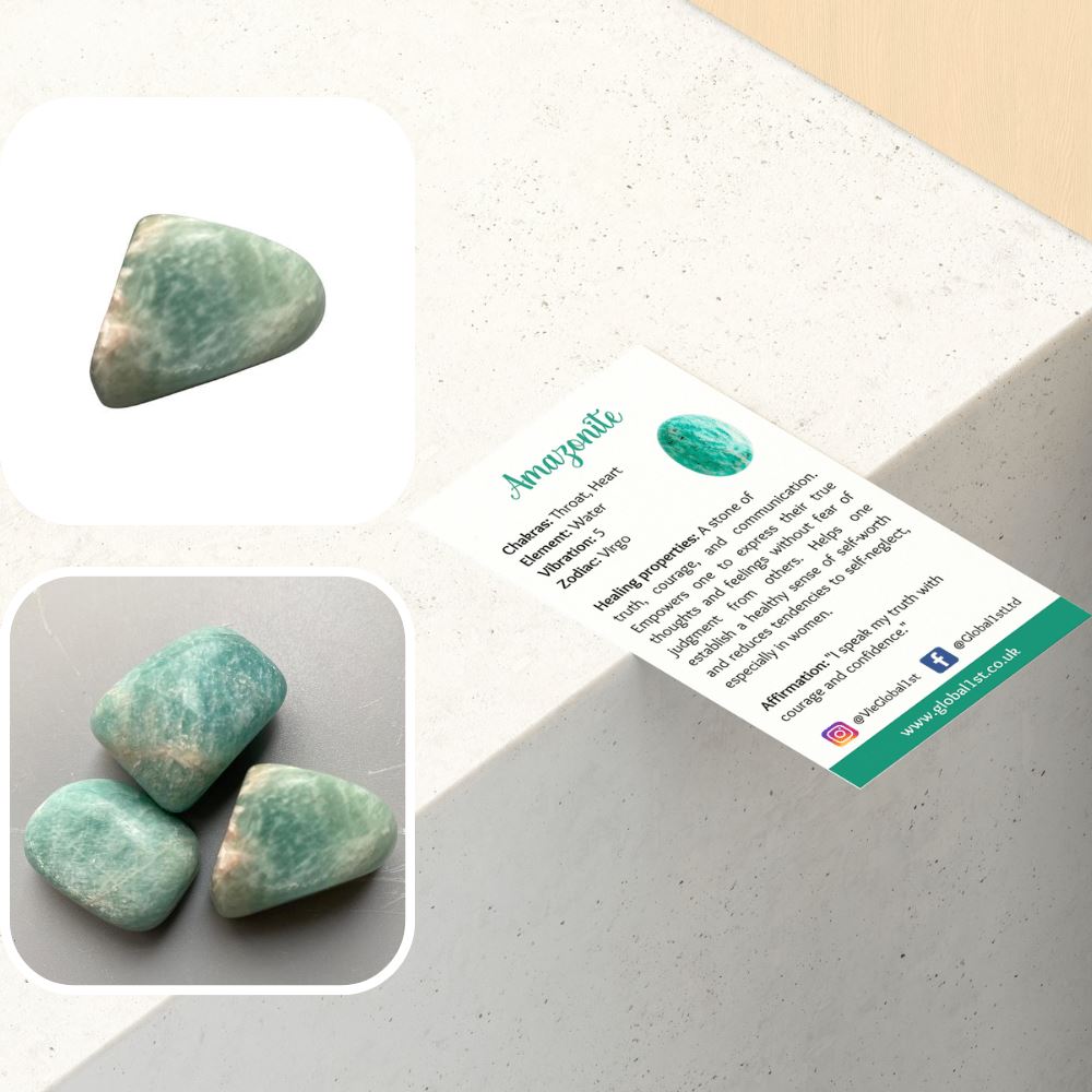Tumbled Crystals, Pack of 12