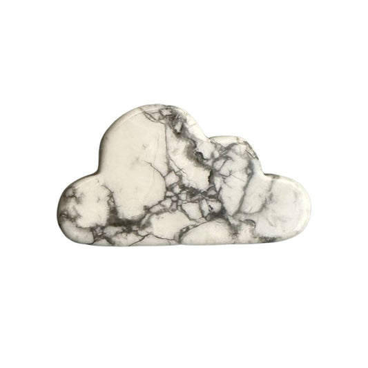 Crystal Cloud, 5x3x0.5cm, Howlite