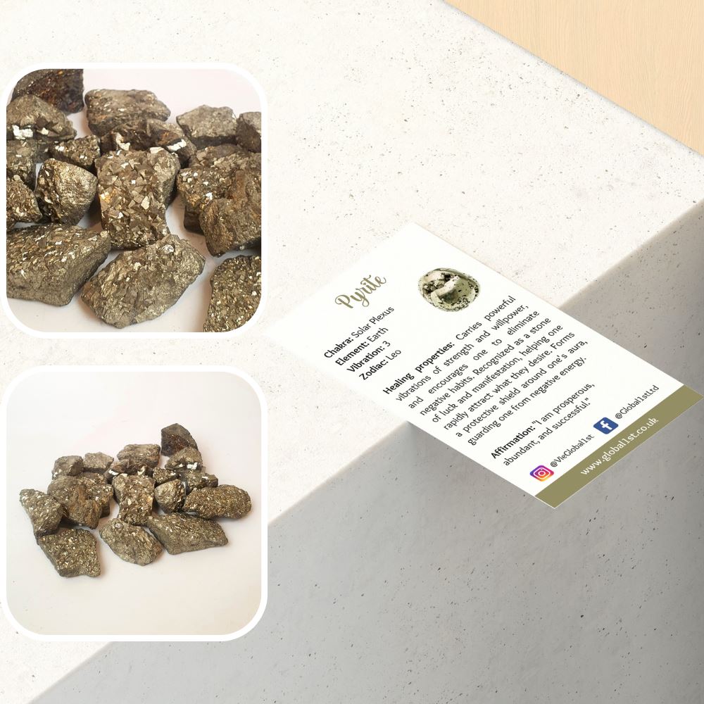 Pyrite Raw Rough Cut Crystals Pack, 1kg