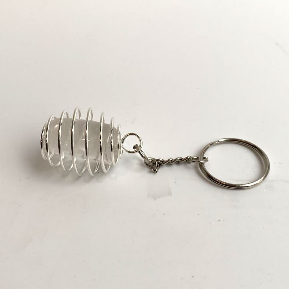 Spiral Cage Tumble Keychain