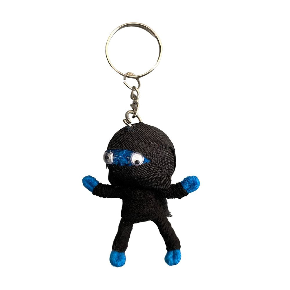 Voodoo String Doll Keychain, 7cm