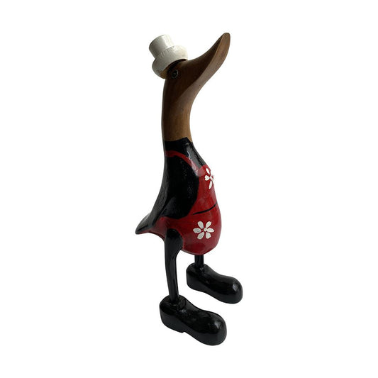 Red Bathing Suit Duck, 25x10x10cm