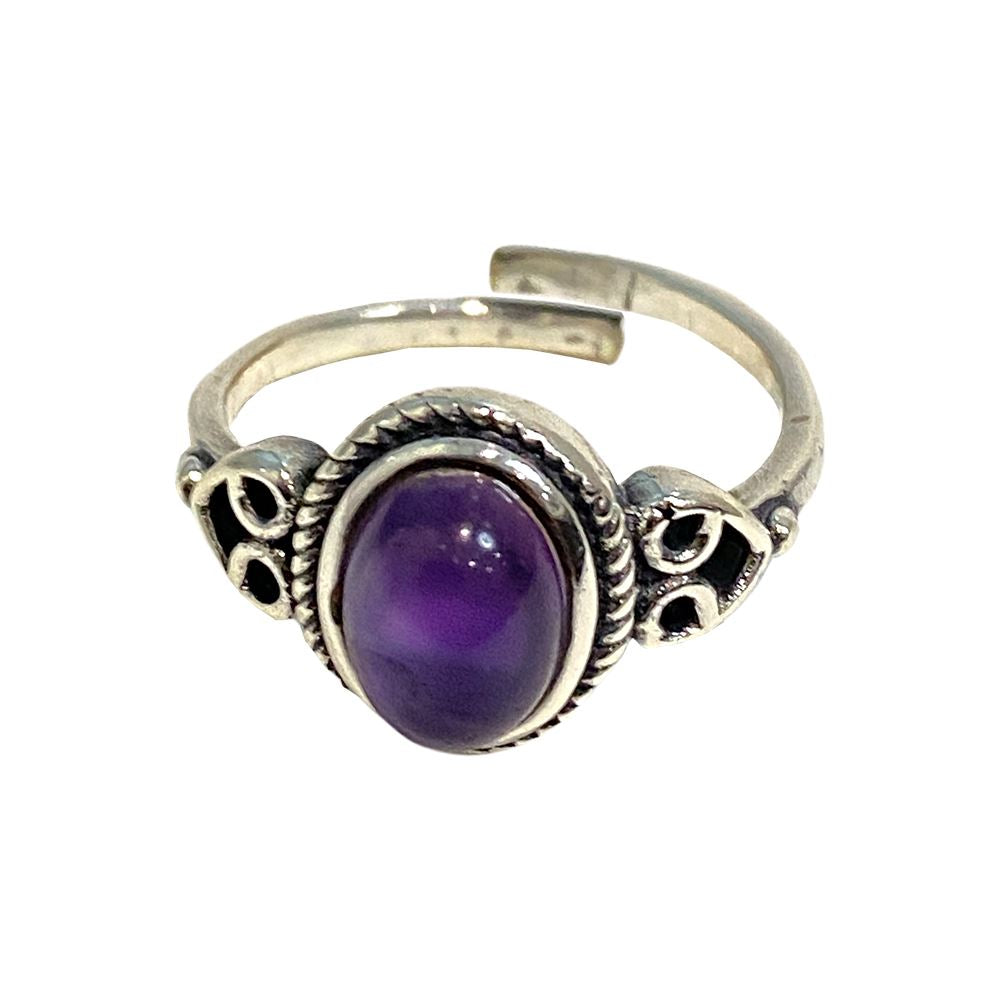 Silver-Plated Adjustable Ring (#38)
