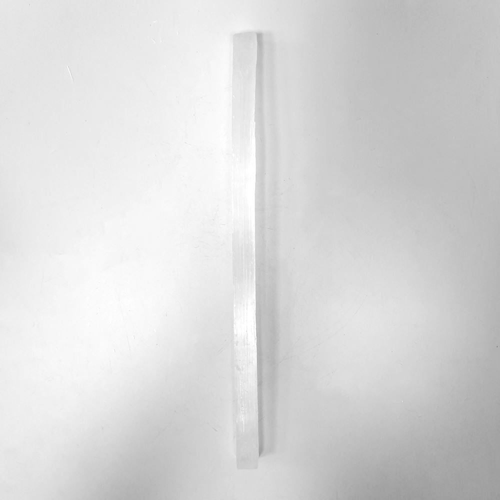 Selenite Wand, Flat Stick, 30cm
