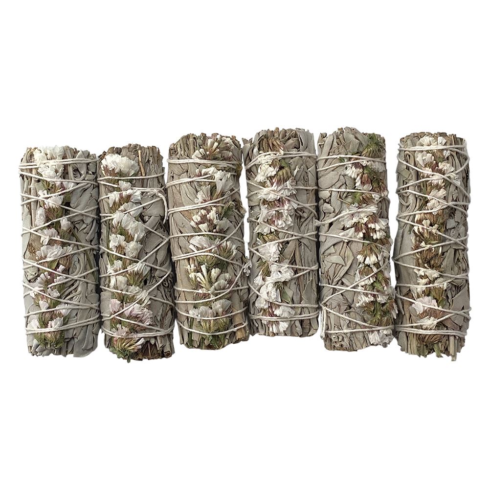 Floral Smudge Sticks 4"