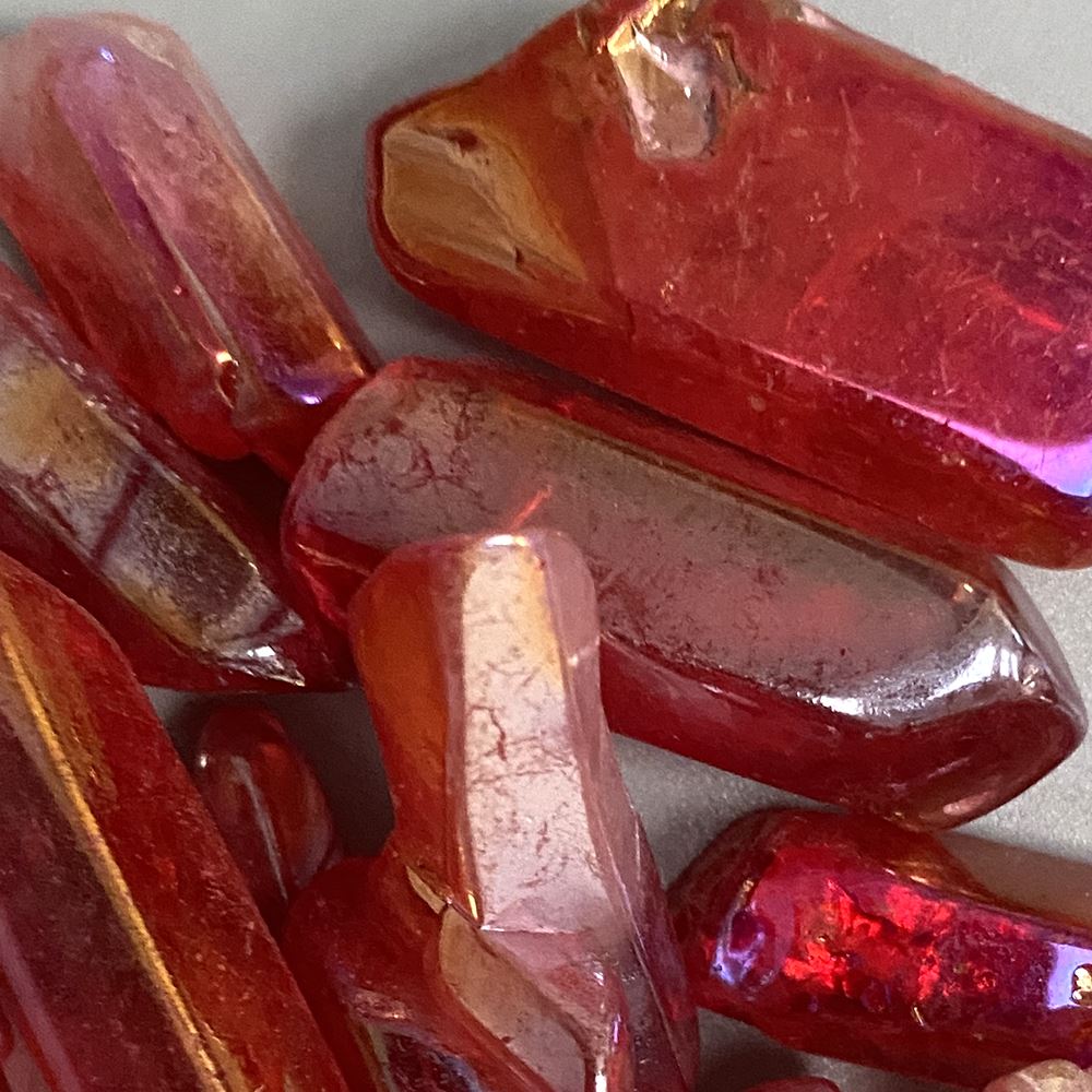 Electroplated Quartz Points, 2-3cm, Single