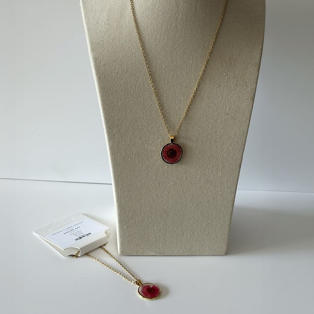 Pressed Flower Pendant
