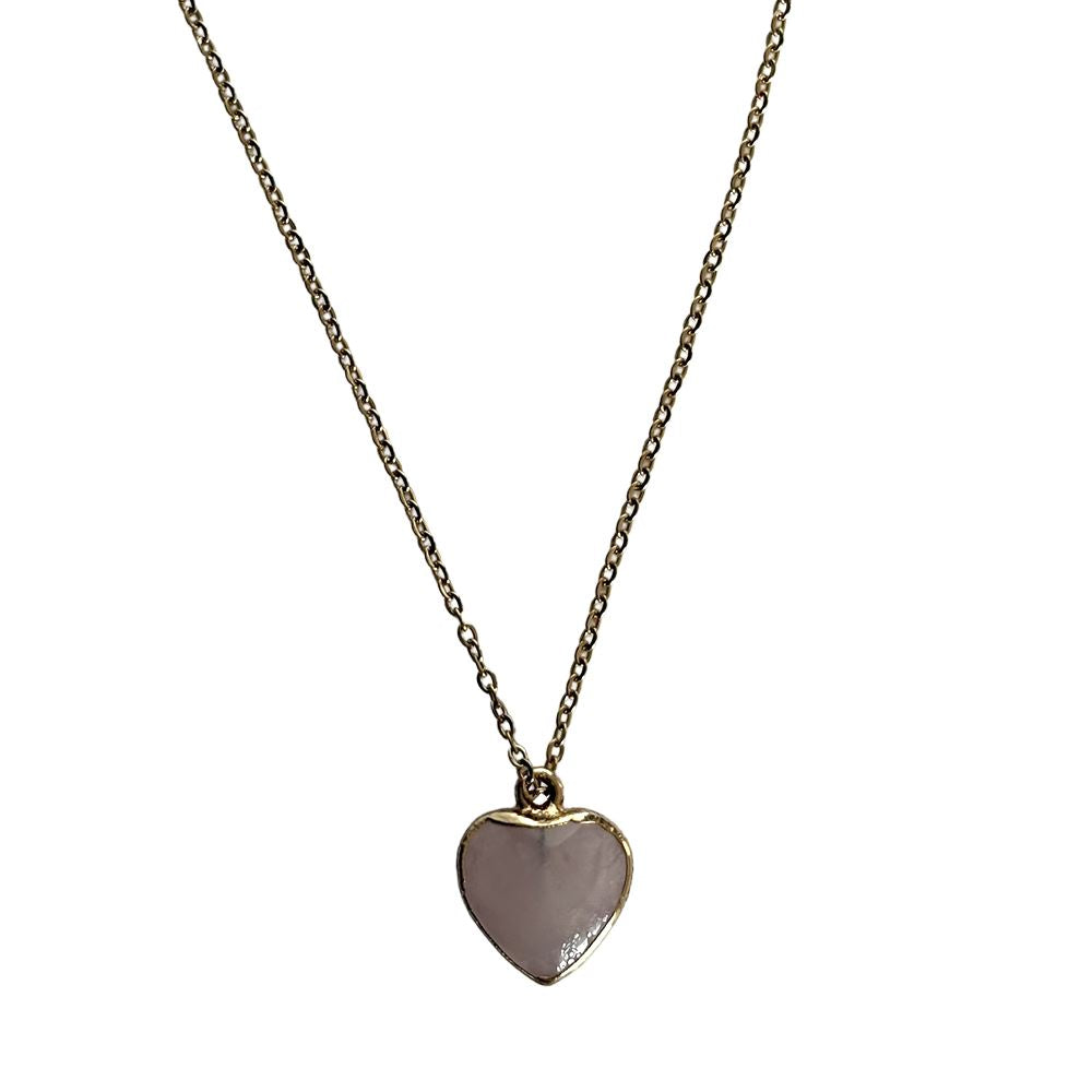 Halo Gemstone Pendant, Heart