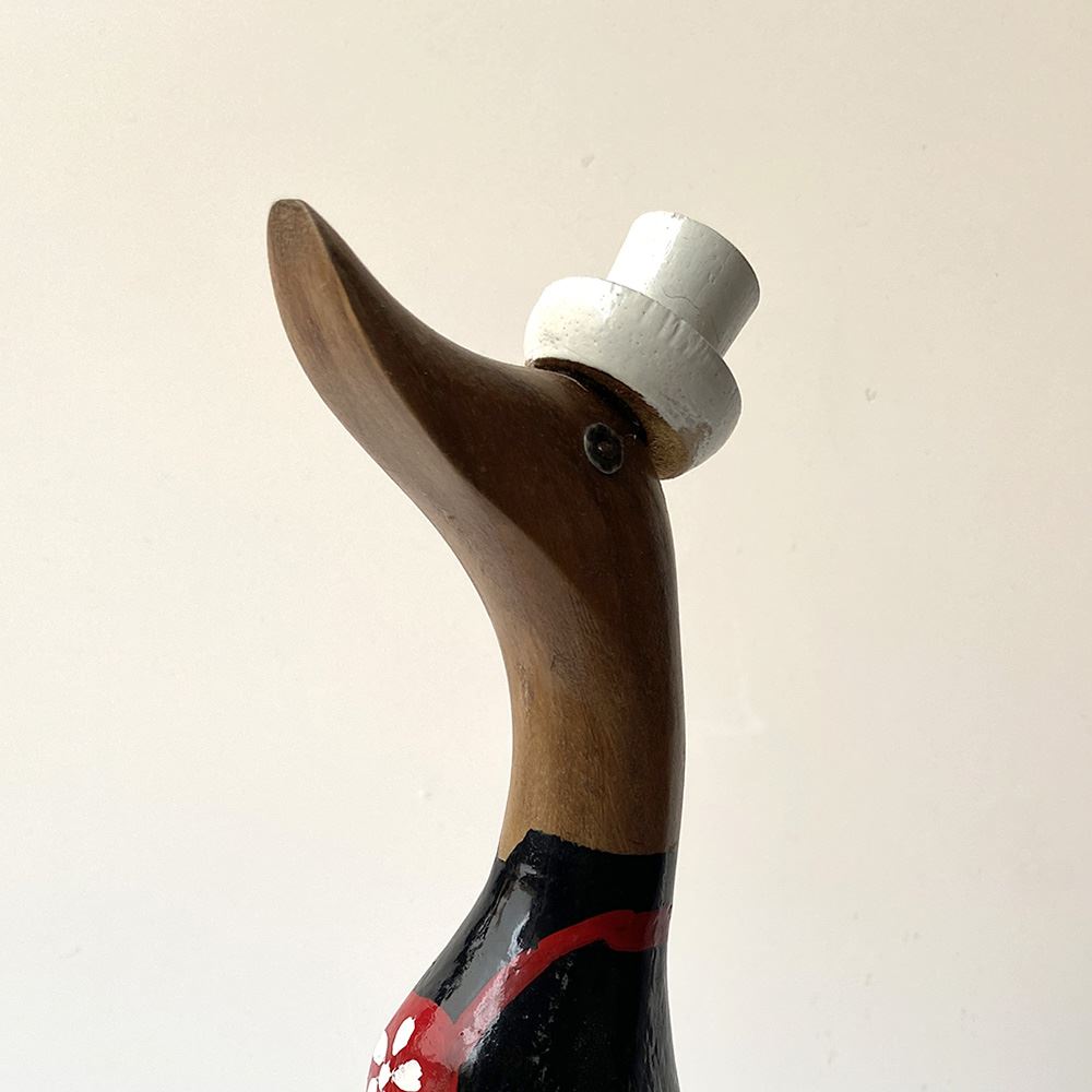 Red Bathing Suit Duck, 25x10x10cm