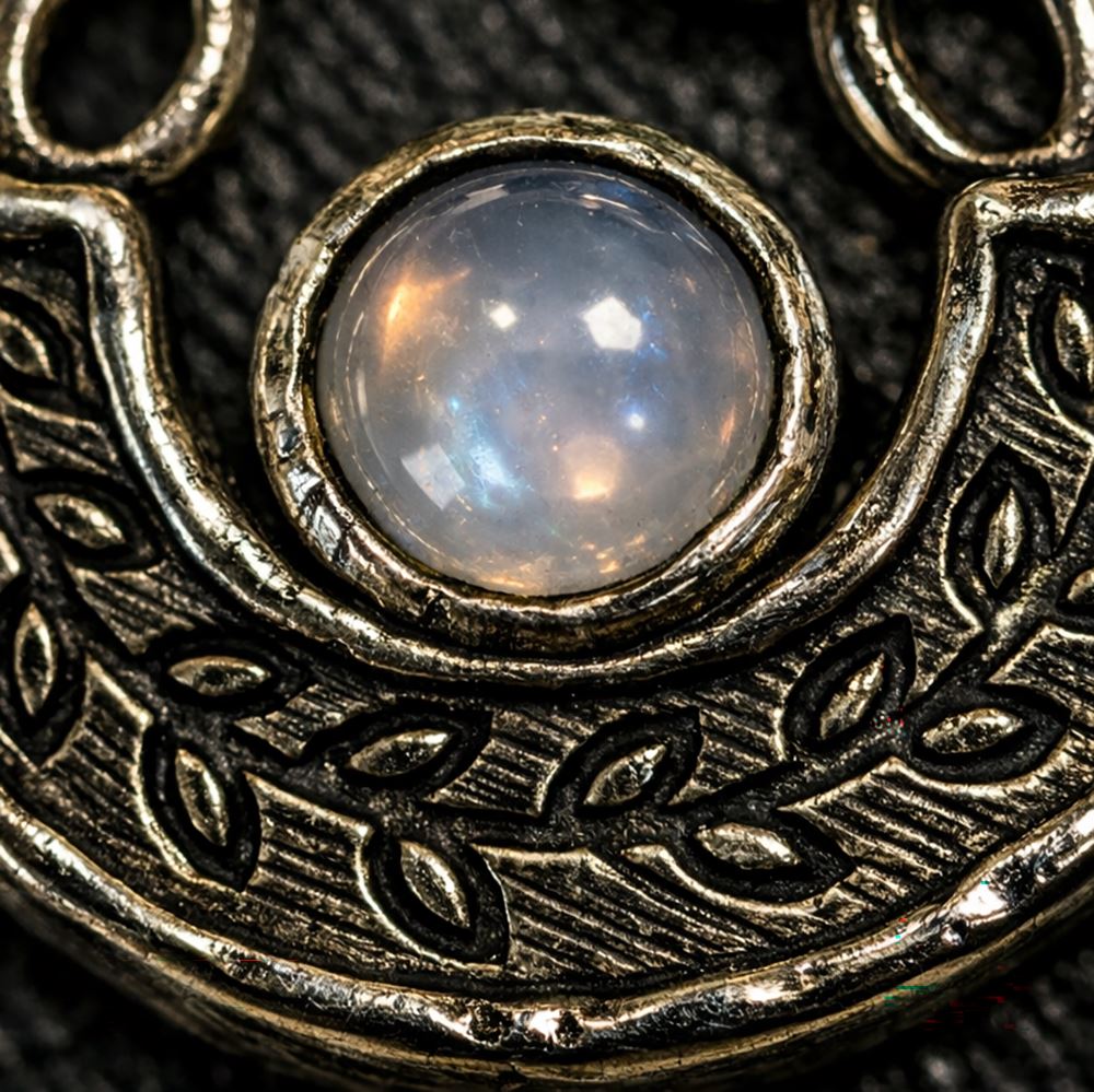 Silver-Plated Pendant (without Chain) (#09), 3x2cm