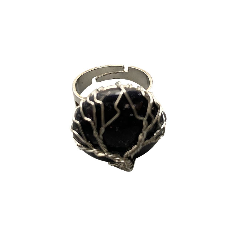 Wire Wrapped Tree of Life Ring, 2cm