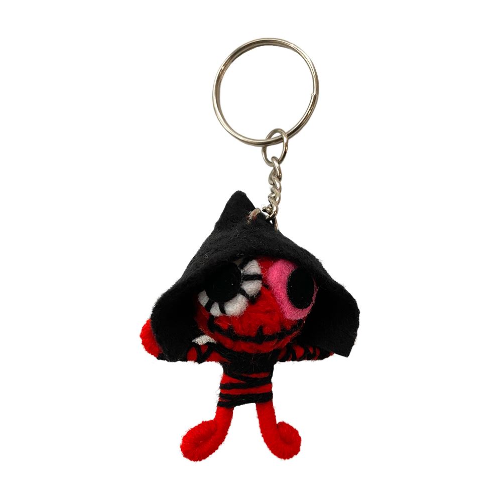 Voodoo String Doll Keychain, 7cm