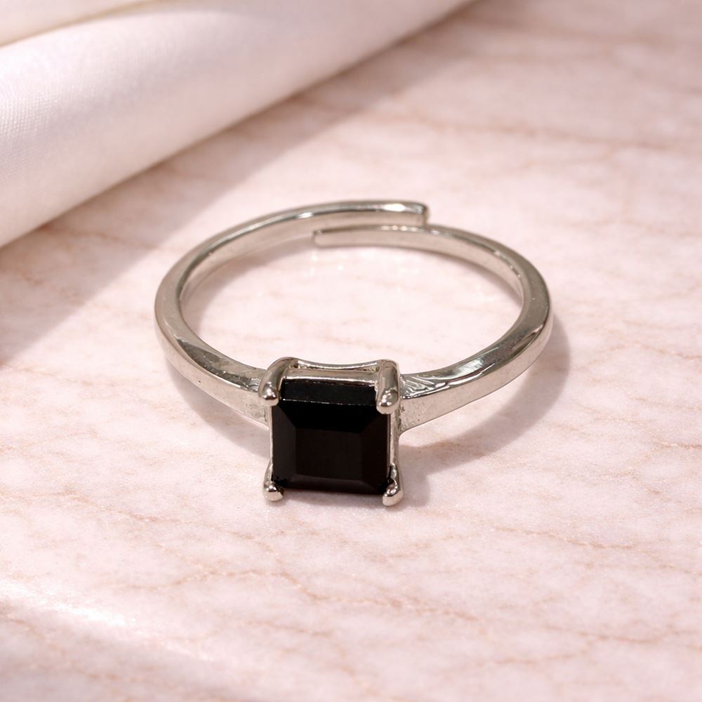 Silver-Plated Adjustable Ring (#33)