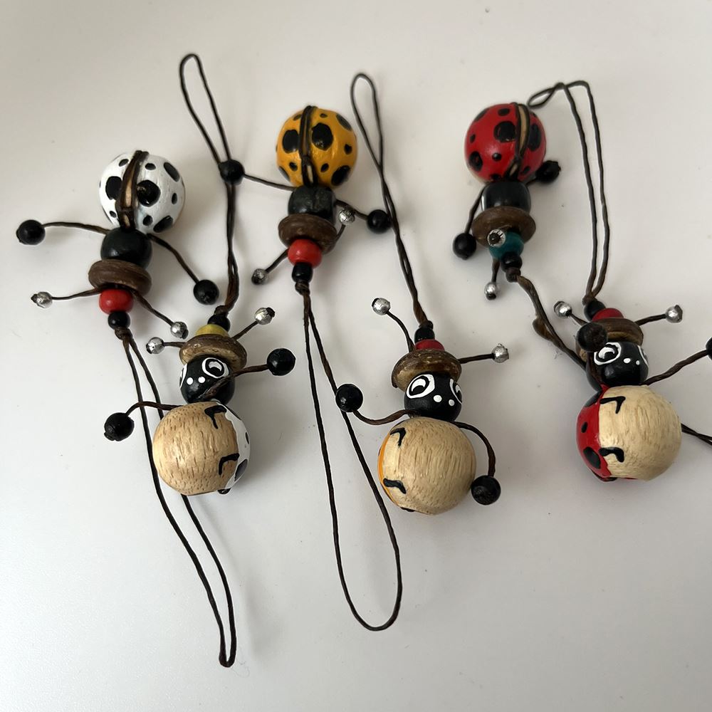 Hanging Poppet, Assorted Colour, Approx. 4-8cm