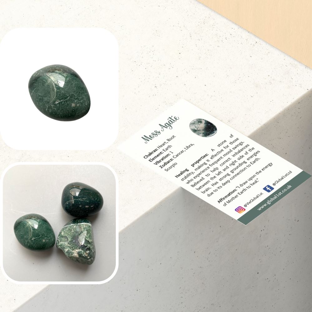 Tumbled Crystals, Pack of 12