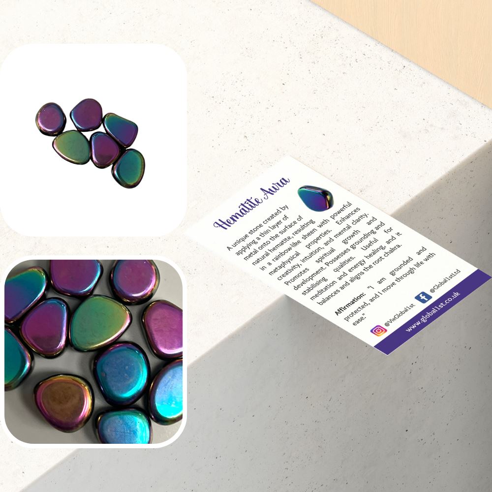 Tumbled Crystals, Pack of 12