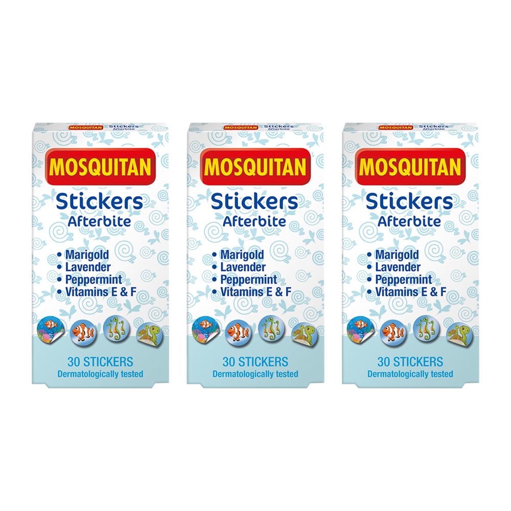 Mosquitan Afterbite, 30 Stickers, Pack of 3