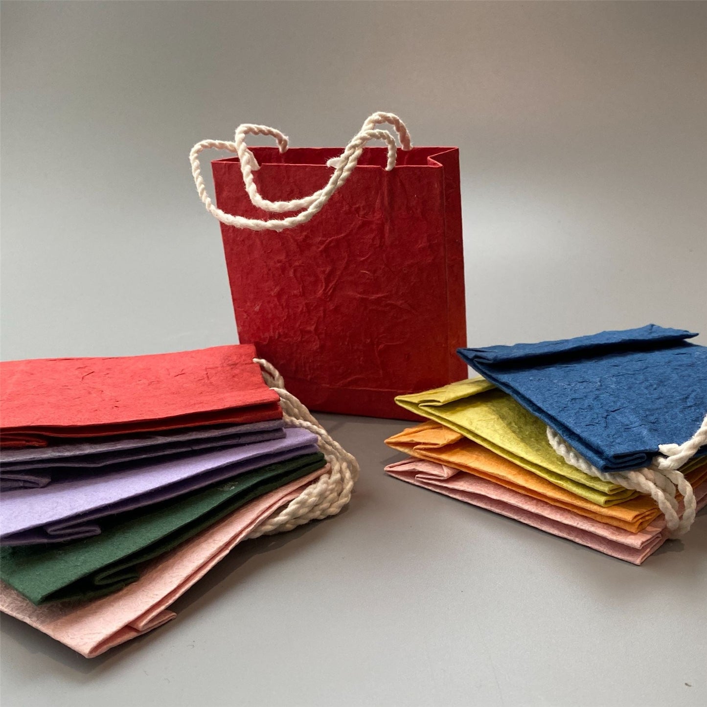 Mulberry Paper Gift Bag, 6x7x3cm, Pack of 10