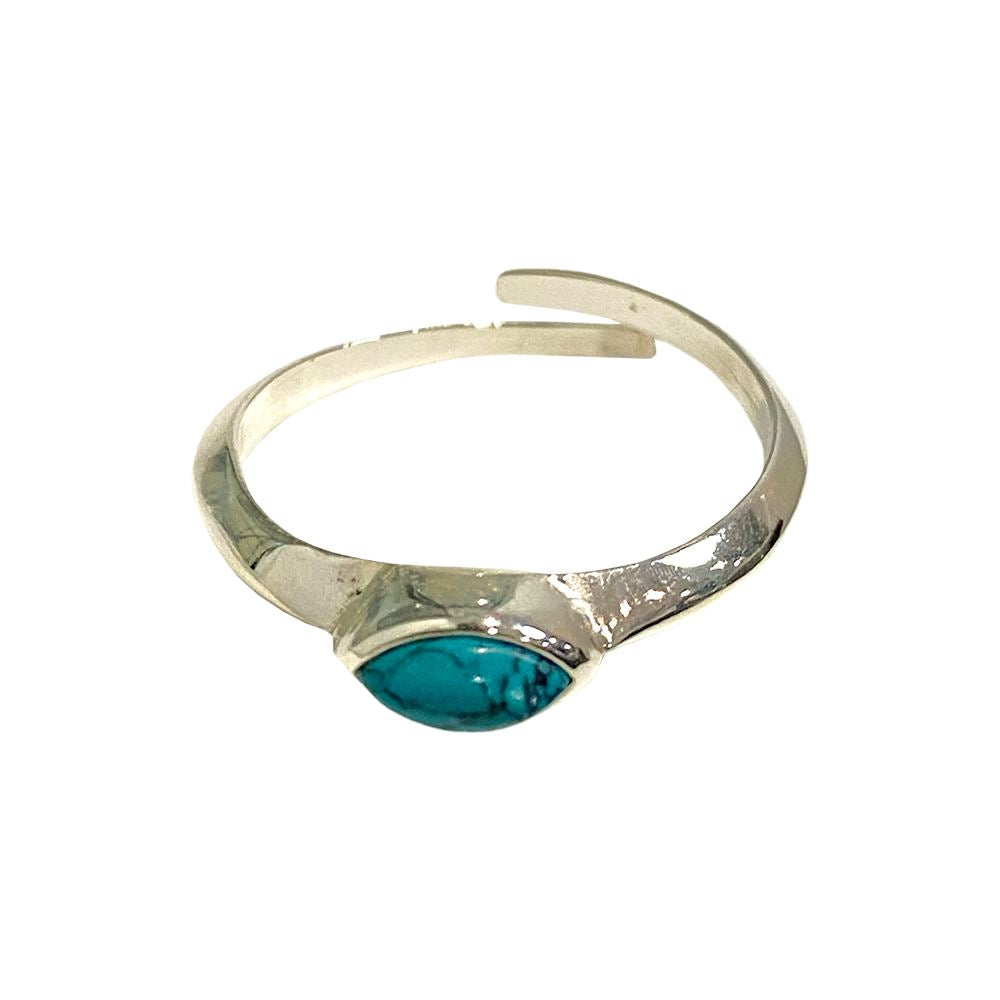 Silver-Plated Adjustable Ring (#28)