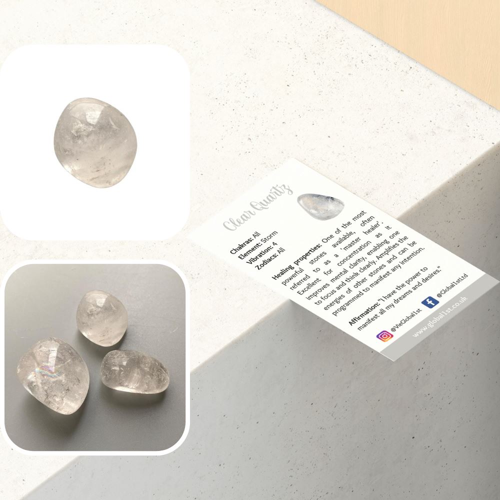 Tumbled Crystals, Pack of 12