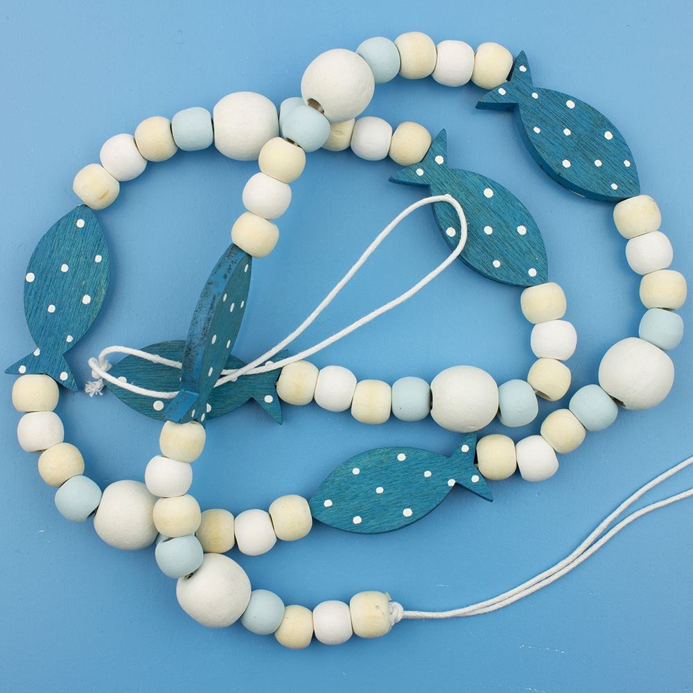 Beaded Hanging Fish, 100cm