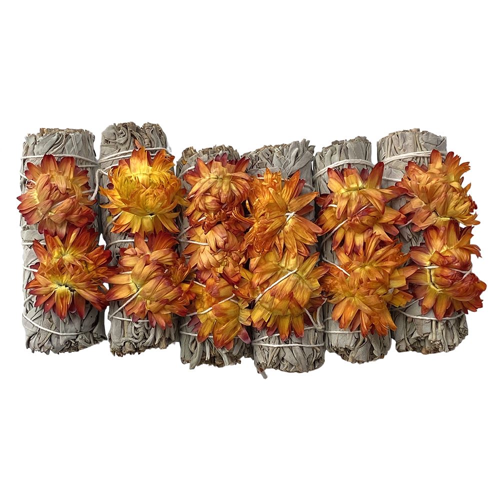 Floral Smudge Sticks 4"